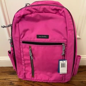 pink vera bradley lighten up grand backpack